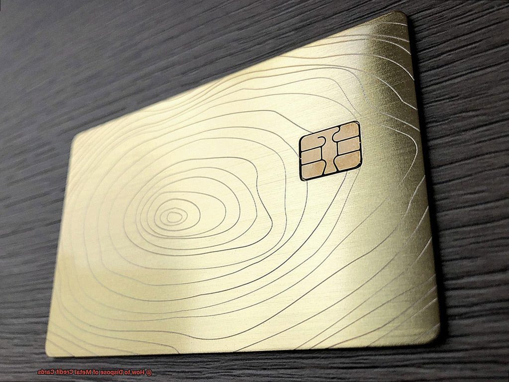How to Dispose of Metal Credit Cards?