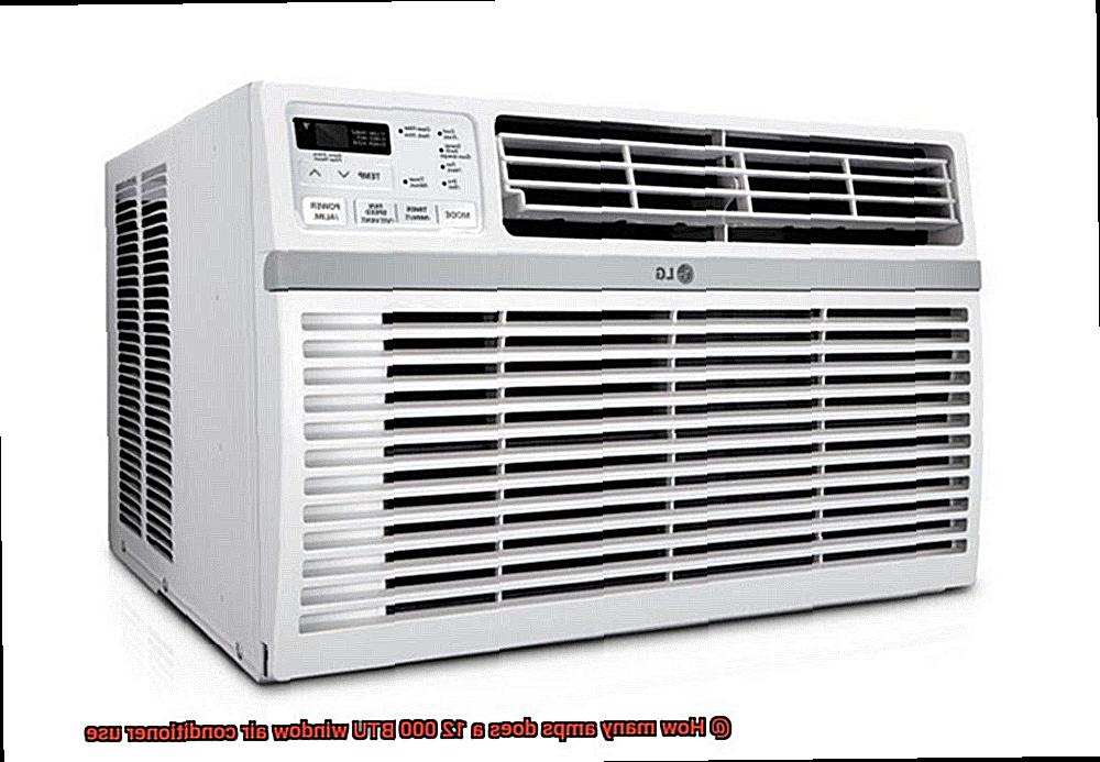 How many amps does a 12 000 BTU window air conditioner use-4