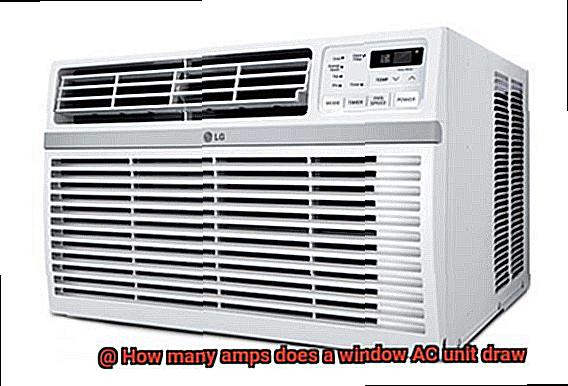 How many amps does a window AC unit draw-4