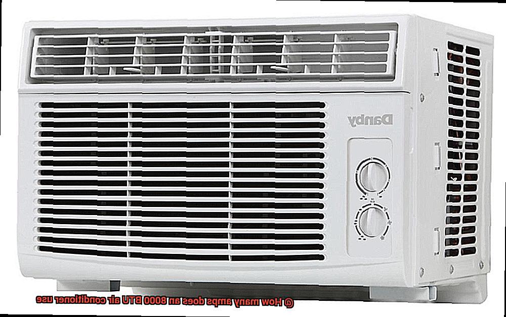 How many amps does an 8000 BTU air conditioner use-4