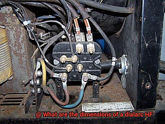 What are the dimensions of a dialarc HF-3