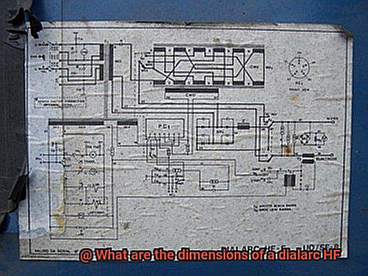 What are the dimensions of a dialarc HF-4
