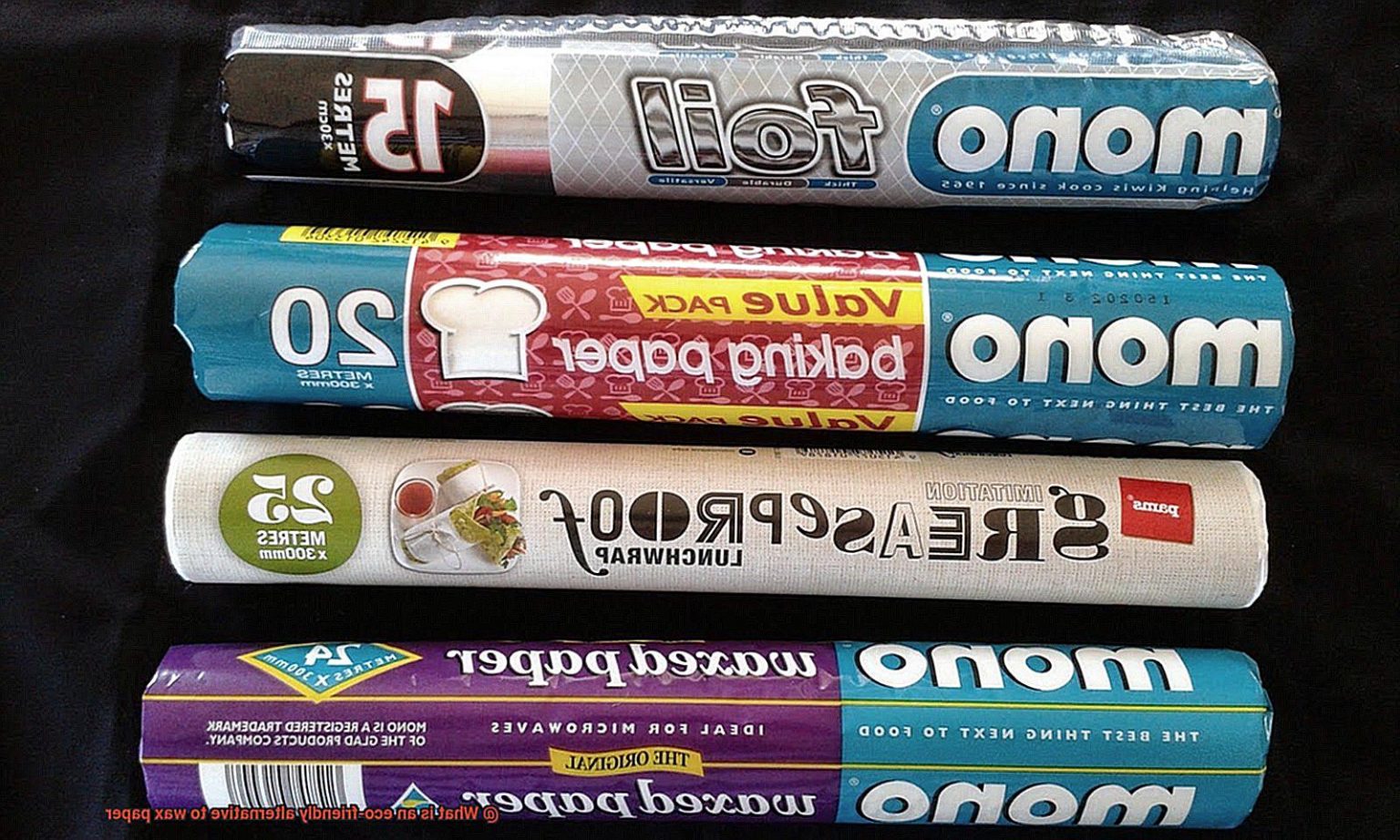 What is an ecofriendly alternative to wax paper?