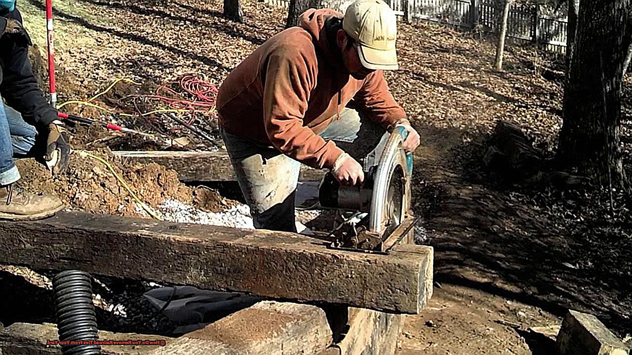 How Do You Remove Railroad Ties From Your Yard-2